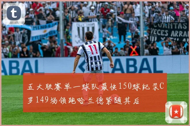 五大联赛单一球队最快150球纪录C罗149场领跑哈兰德紧随其后